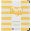 Picture of Simple Stories Sn@p! Striped Designer Binder 6"X8" - Yellow Stripe