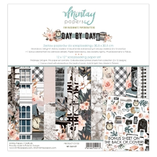 Picture of Mintay Papers Συλλογή Χαρτιών Scrapbooking Day By Day 12''x12''
