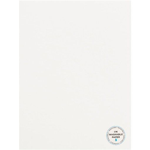 Picture of American Crafts Washable Matte Paper 8.5"X11" - Πλενόμενο Χαρτί, White