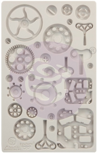 Picture of Finnabair Imaginarium Decor Mould 5" x 8" – Mechanica – Καλούπι Σιλικόνης με Μηχανικά & Steampunk Στοιχεία