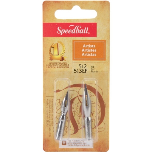 Picture of Speedball Calligraphy Pen Nibs - Πένες Καλλιγραφίας Artist 512 & 513EF