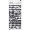 Picture of American Crafts Foam Alphabet Stickers - Delight Black