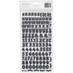 Picture of American Crafts Foam Alphabet Stickers - Delight Black
