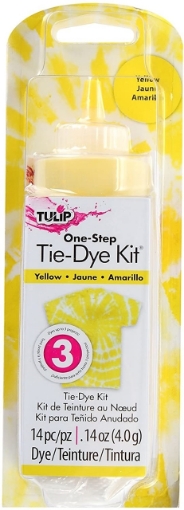 Picture of Tulip One-Step Tie Dye Σετ Βαφής για Ύφασμα - Yellow (14 Τεμ/ 3 Projects)