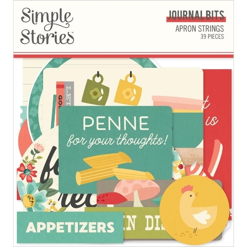Picture of Simple Stories Apron Strings Bits & Pieces Die-Cuts - Journal