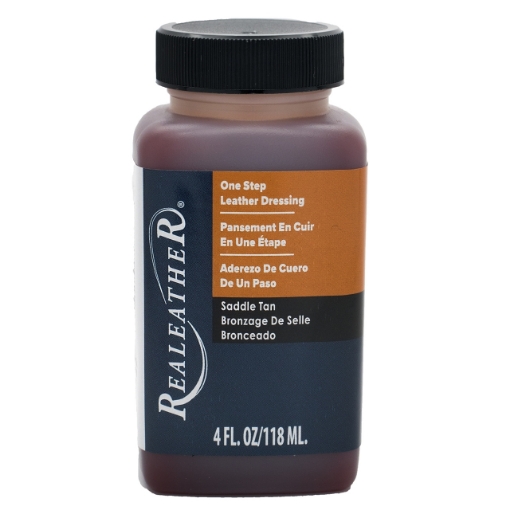 Picture of Realeather Crafts One Step Βαφή για Δέρμα 4oz. - Saddle Tan