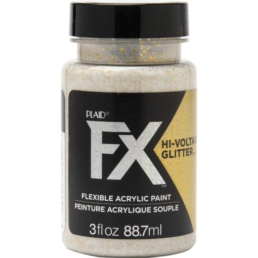 Picture of PlaidFX Ακρυλικό Χρώμα Hi-Voltage Glitter Paint - Gold