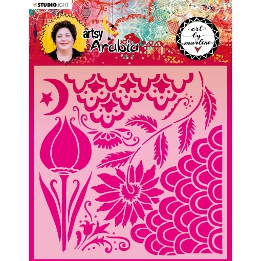 Picture of Studio Light Art By Marlene Στένσιλ 5.0  8"X8" - NR. 13, Artsy Arabia