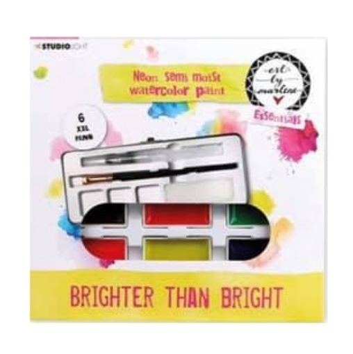 Picture of Art By Marlene Neon Watercolor Set – Κασετίνα με Χρώματα Ακουαρέλας & Εργαλεία