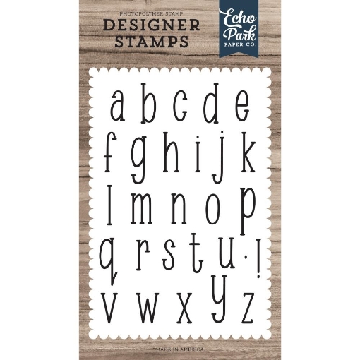 Picture of Echo Park Clear Stamps Σετ Σφραγίδες - McKell Lowercase Alpha, 26τεμ