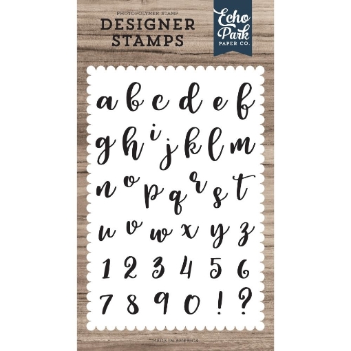 Picture of Echo Park Clear Stamp Set  Σετ Σφραγίδες Clear - Λατινικό Αλφάβητο, Rosie Lowercase Alpha