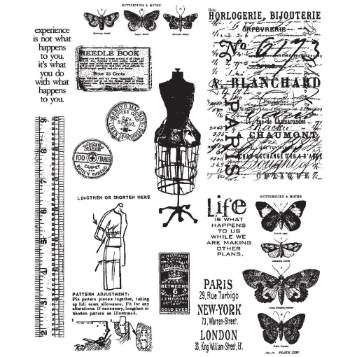Picture of Stampers Anonymous Tim Holtz Σφραγίδες Cling CMS123 – Attic Treasures