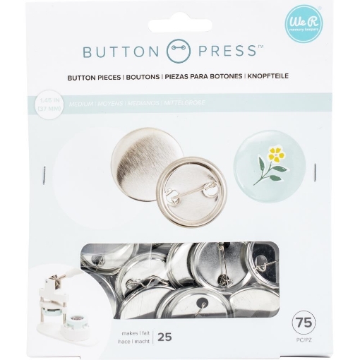 Picture of We R Makers - Button Press - Refill Pack - Ανταλλακτικά Κουμπιά, Μεσαία