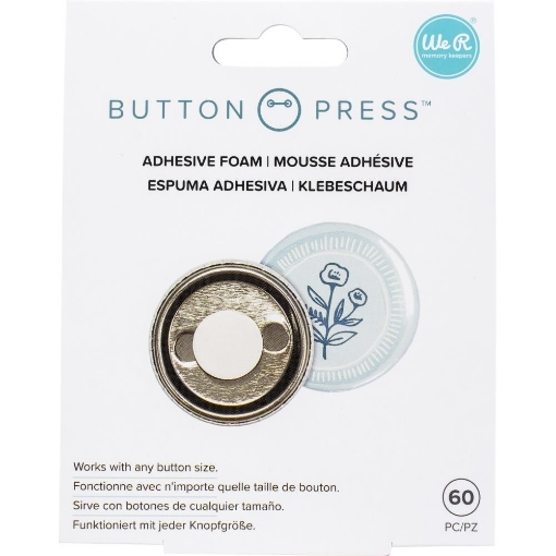 Picture of We R Makers - Button Press - Adhesive Foam - Διαστατικά Αυτοκόλλητα