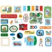 Picture of Carta Bella Cardstock Ephemera - Zoo Adventure 33pcs