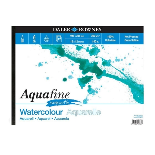 Picture of Daler Rowney Aquafine Μπλοκ Ακουαρέλας A3 - Smooth