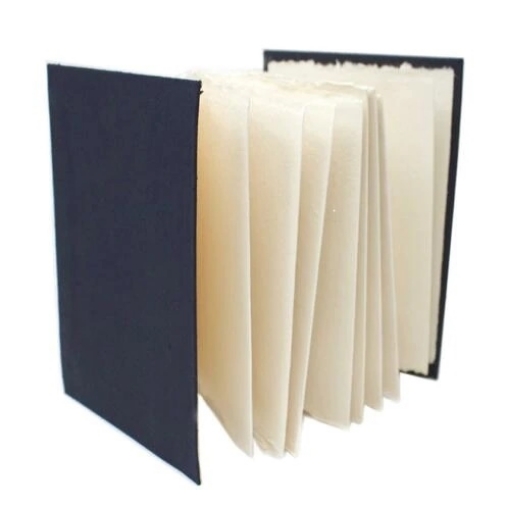 Picture of Artway Indigo Khadi Χειροποίητα Sketchbooks - Concertina Cotton Paper A5 Portrait