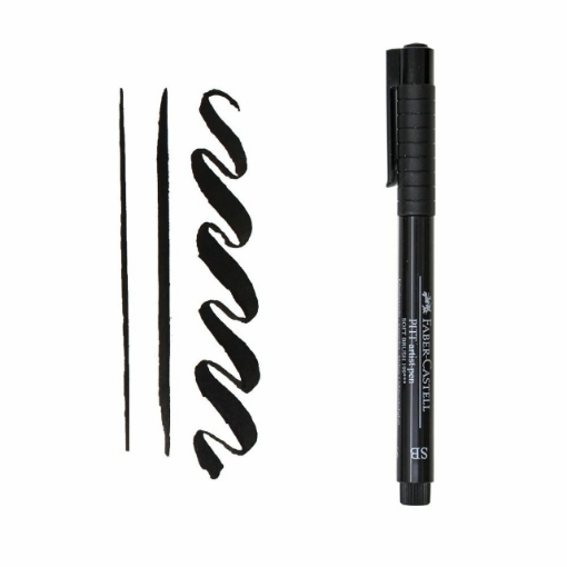 Picture of Faber-Castell Pitt Artist Μαρκαδόρος Soft Brush Tip - Black (199)