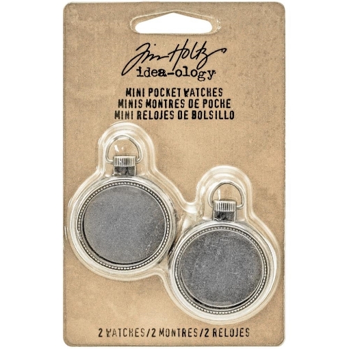 Picture of Tim Holtz Idea-Ology Metal Mini Pocket Watch Frames 1"