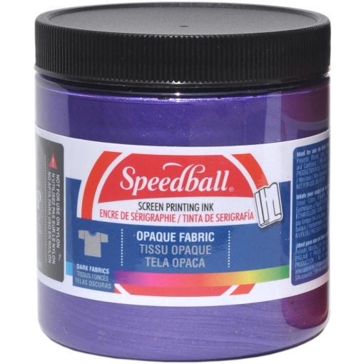 Picture of Speedball Opaque Fabric Screen Printing Ink Μελάνι Μεταξοτυπίας 8oz - Amethyst