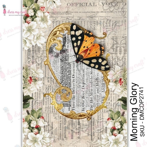 Picture of Dress My Craft Φύλλο Μεταφοράς Εικόνας  A4 - Morning Glory