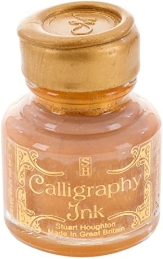 Picture of Manuscript Σινική Μελάνη Καλλιγραφίας 30ml - Gold