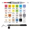 Picture of Kuretake ZIG Kurecolor Twin WS  – Με Blender & Mangaka Flexible Brush Pen 24τεμ