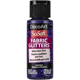 Picture of SoSoft Glitters Ακρυλικό Χρώμα για Ύφασμα 59ml - Amethyst