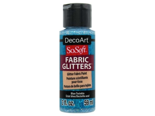 Picture of SoSoft Glitters Ακρυλικό Χρώμα για Ύφασμα 59ml - Blue Twinkle