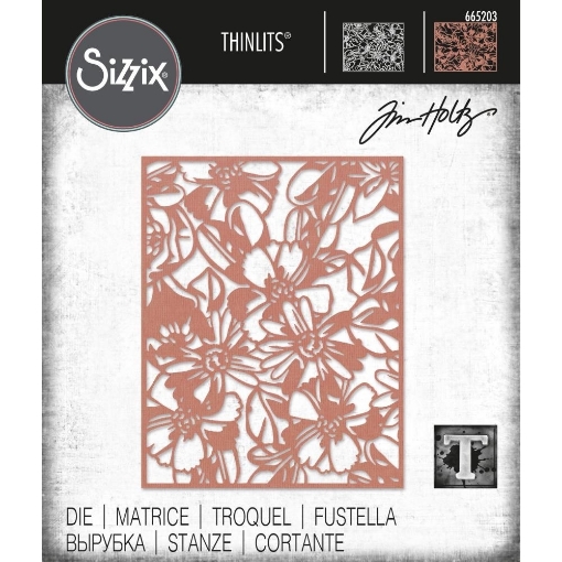 Picture of Tim Holtz Sizzix Μήτρα Κοπής Thinlits - Flowery