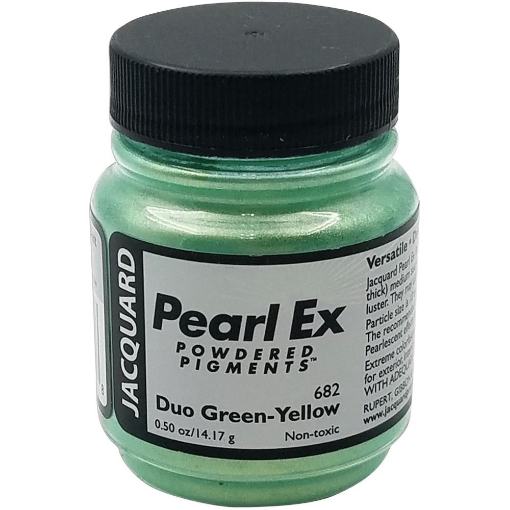 Picture of  🪄 Jacquard PearlEx Powdered Pigment 14g - Duo Green Yellow – Ιριδίζουσα Μεταλλική Χρωστική σε Σκόνη με Χαμαιλεοντικά Εφέ