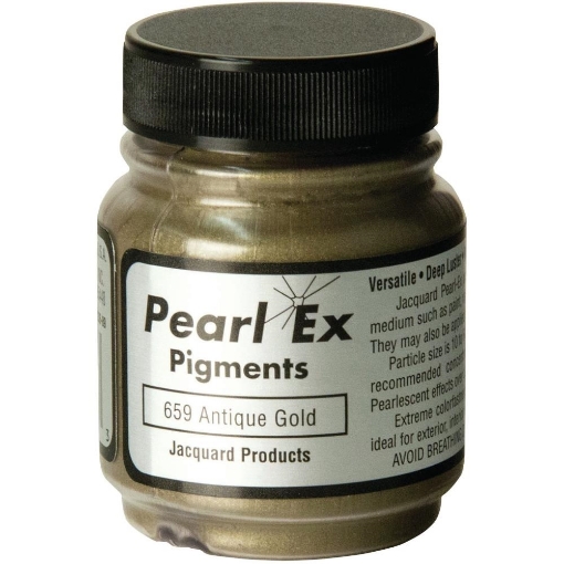 Picture of 🪄 Jacquard PearlEx Powdered Pigment 21g - Antique Gold – Mica Χρωστική σε Σκόνη σε Αντικέ Χρυσό Φινίρισμα