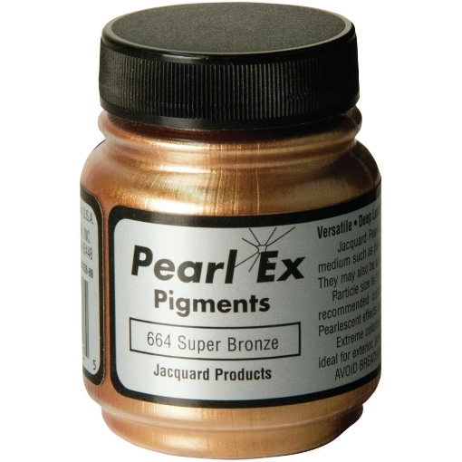 Picture of 🪄 Jacquard PearlEx Powdered Pigment 21g - Super Bronze – Mica Χρωστική σε Σκόνη σε Πλούσιο Μεταλλικό Μπρονζέ Φινίρισμα