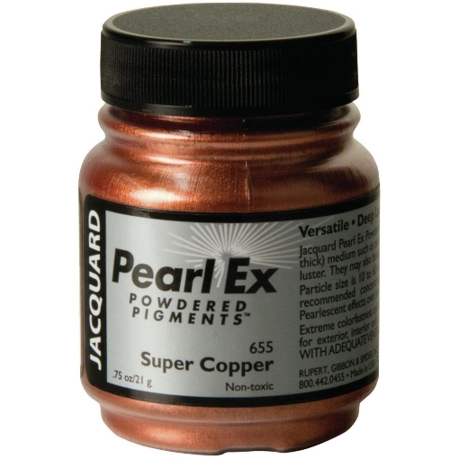 Picture of 🪄 Jacquard PearlEx Powdered Pigment 21g - Super Copper – Mica Χρωστική σε Σκόνη σε Ζεστό Μεταλλικό Κόκκινο-Χάλκινο Φινίρισμα