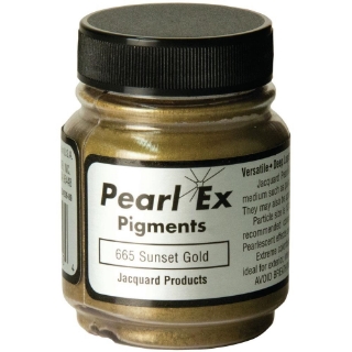 Picture of 🪄 Jacquard PearlEx Powdered Pigment 21g - Sunset Gold – Mica Χρωστική σε Σκόνη σε Ζεστό Χρυσοπορτοκαλί Φινίρισμα