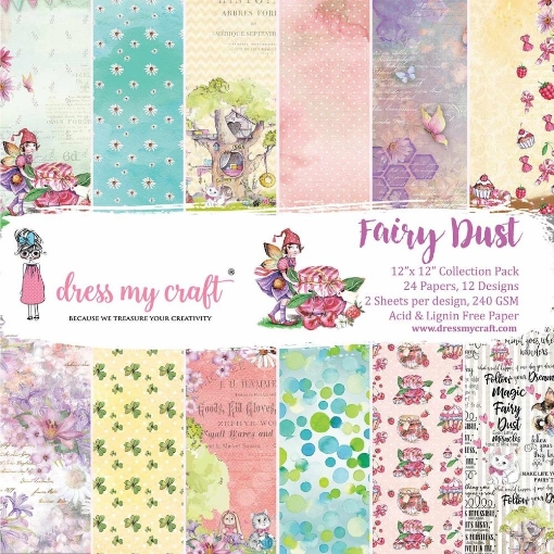 Picture of Dress My Craft Μπλοκ Scrapbooking 12"X12" - Fairy Dust