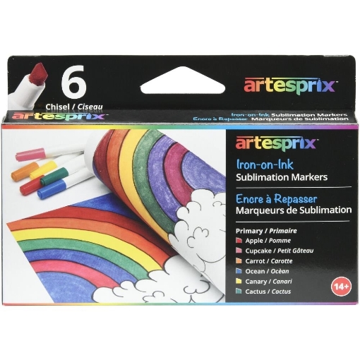 Picture of Artesprix Iron-On-Ink Sublimation Μαρκαδόροι - Primary