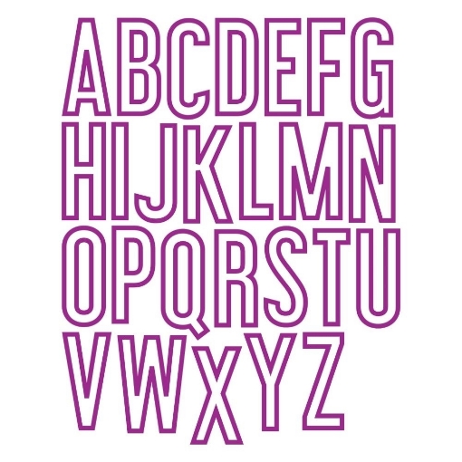 Picture of i-Crafter Dies - Γραμματοσειρά Haley Outline, 26τεμ