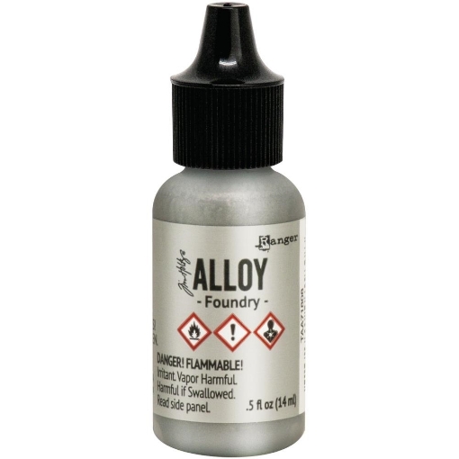 Picture of Tim Holtz Alcohol Ink - Alloy Μεταλλικό Μελάνι Οινοπνεύματος 14ml – Foundry 