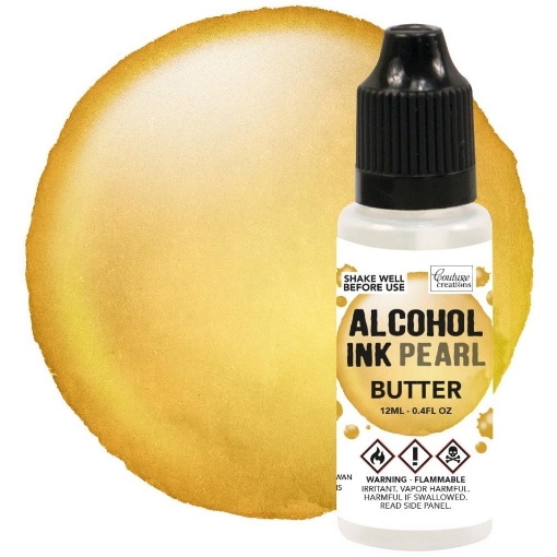 Picture of Couture Creations Pearl Alcohol Ink | Μελάνι Οινοπνεύματος Pearl 12ml - Butter