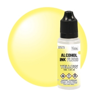 Picture of Couture Creations Fluro Μελάνι Οινοπνεύματος 12ml - Yellow