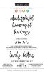 Picture of Concord & 9th Clear Stamps Set Σετ Διάφανες Σφραγίδες  - Lovely Letters Lowercase, 41τεμ