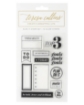 Picture of Teresa Collins Clear Stamp set -Σετ Σφραγίδες - Plan It, 12 τεμ.
