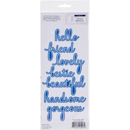 Picture of Pinkfresh Studio Die - Phrase Builder Hello