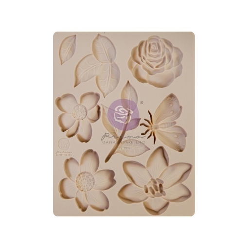 Picture of Prima Decor Moulds – Καλούπι Σιλικόνης 3.5" x 4.5" – Watercolor Floral