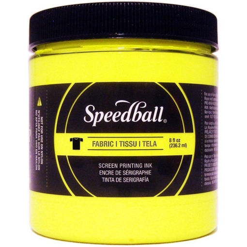 Picture of Speedball Fabric Screen Printing Ink Μελάνι Μεταξοτυπίας 8oz - Fluor Yellow