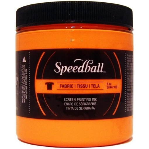 Picture of Speedball Fabric Screen Printing Ink Μελάνι Μεταξοτυπίας 8oz - Fluo Orange 