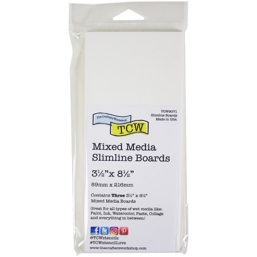 Picture of Crafter's Workshop Mixed Media Board Σετ Καρτολίνων - Slimline