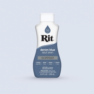 Picture of Rit All-Purpose Liquid Dye | Βαφή Υφάσματος για Φυσικές Ίνες 236ml – Denim Blue