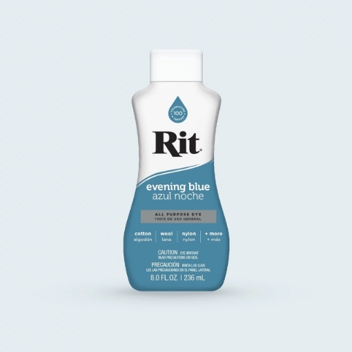 Picture of Rit All-Purpose Liquid Dye | Βαφή Υφάσματος για Φυσικές Ίνες 236ml – Evening Blue